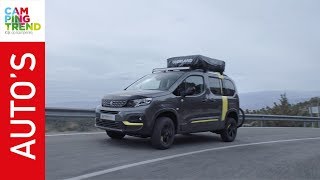 Peugeot Rifter 4x4 concept  Campingtrend [upl. by Pritchett]