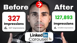 How to Create a LinkedIn Carousel Post with 20K Impressionspost 2024 Tutorial [upl. by Aihcropal]