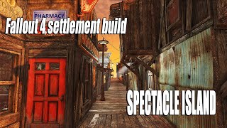 Fallout 4 Spectacle Island settlement build [upl. by Lorenza]