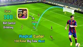 108 ☠️🔥 Big Time Blitz Curler Messi Review in eFootball 25 Mobile 🔥😍 PES EMPIRE • [upl. by Zacharias]