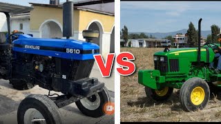 NEW HOLLAND 5610 VS JOHN DEERE 5415 ¿CUANTOS HP TIENEN¿EL PRECIO DE LOS 🚜 elagricultor8887 [upl. by Wivina]