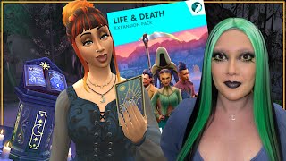 Let’s play with the sims 4 life and death expansion pack  Sims 4 life amp death [upl. by Irabaj12]