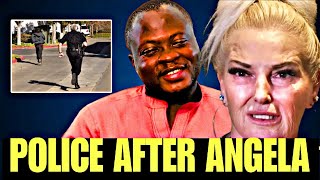 90 Day Fiancé Angela Runs Away From Police Arr£st [upl. by Aneehsak738]