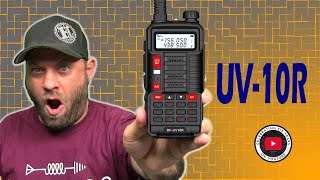 Baofeng UV10R Dual Band HT Ham Radio  First Look [upl. by Saito]