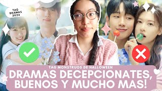 🎃 DORAMAS DECEPCIONANTES RECOMENDADOS QUE NO HE VISTO Y MAS TAG HALLOWEEN ♡ [upl. by Nakeber]