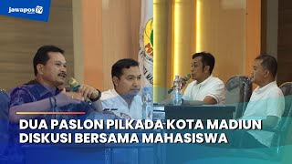 KOTA MADIUN  Dua Paslon Pilkada Kota Madiun Diskusi Bersama Mahasiswa [upl. by Atterehs]