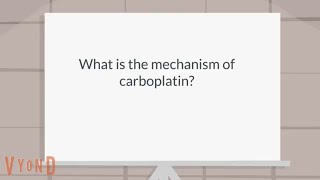 What is the mechanism of carboplatin [upl. by Oitaroh]