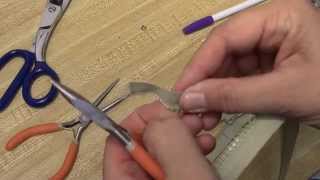 Shortening a Molded Tooth Jacket Zipper [upl. by Eldreda]