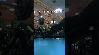 The only way gym weightlifting heavyweight onerep workout [upl. by Campney]