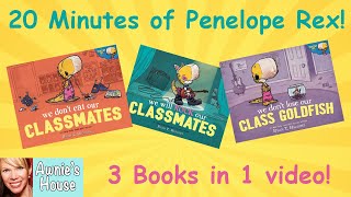 😂 Kids Book Read Aloud 20 Minutes of PENELOPE REX 3 Books in 1 Video [upl. by Burnie]