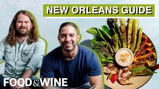 The Best Restaurants in New Orleans with Best New Chefs Trey Smith amp Blake Aguillard  Food amp Wine [upl. by Emyam]