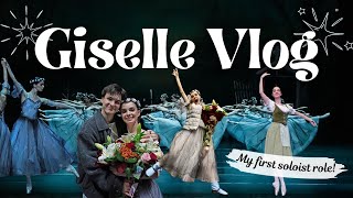 GISELLE VLOG My first Soloist Role🤩🤍 [upl. by Thinia764]