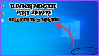 Quitar mensaje de ACTIVAR WINDOWS 10 y 11 definitivamente 💻 Quitar marca de agua de Windows ✅ [upl. by Norb]