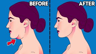 FACE FAT  How to Lose Face Fat  Facial Exercises for Double Chin [upl. by Heaps]