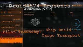 Elite Dangerous Training Cargo Ship Build [upl. by Hnaht]