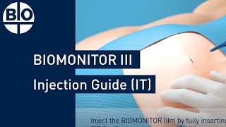 BIOMONITOR III Injection Procedure Animated Guide IT version [upl. by Haissem]