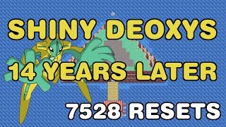 The LAST Legitimate Shiny Deoxys 14 Years Later 7528 Soft Resets Live [upl. by Medor]