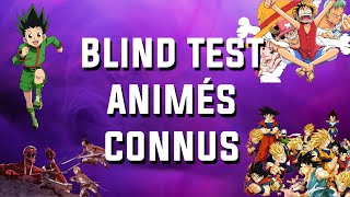 BLIND TEST ANIMÉS CONNUS  50 EXTRAITS [upl. by Naj]