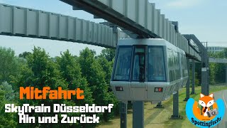 Skytrain Düsseldorf  Mitfahrt  Bahnhof  Terminal  Bahnhof [upl. by Emiolhs635]