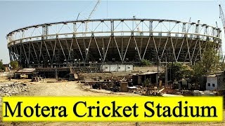 Worlds Biggest Cricket Stadium Construction in India  Motera Stadium Ahmedabad City [upl. by Barram]