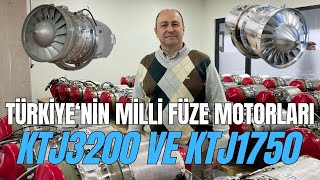 Türkiyenin ilk milli turbojet füze motorları KTJ3200 ve KTJ1750 [upl. by Herwig136]