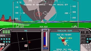 F19 Stealth Fighter PCDOS Central Europe Elite Difficulty 1988 Microprose [upl. by Calabrese848]