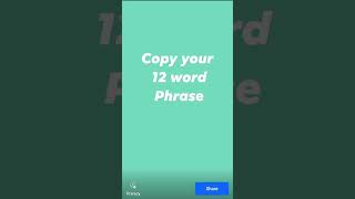 How to get your 12 word Phrase in new version of TRUST Wallet [upl. by Yelda682]