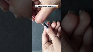 Easy and simple dotting ❇️😻 nail paint design 💅💅💅 at home 🏡 shorts ytshorts naildesign [upl. by Jenilee]