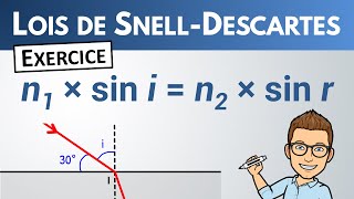 Utiliser les lois de SNELLDESCARTES ✏️ Exercice  Seconde  PhysiqueChimie [upl. by Routh]