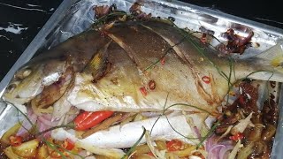 Baked Pompano  Fish Pompano  Lutong Pinoy  Panlasang Pinoy [upl. by Euqnimod]