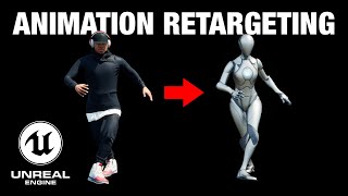 Easy Animation Retargeting in UE54  Mixamo to Unreal Engine 5 [upl. by Kery691]