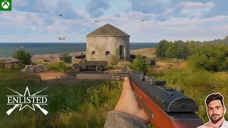 Ver  Sur  Mer Conquest  Enlisted  Xbox Series X HD Gameplay [upl. by Pantheas]