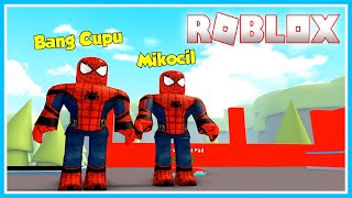 BANG CUPU MIKOCIL JADI SPIDERMAN DI ROBLOX [upl. by Eelorac544]