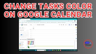 How to Change Tasks Color on Google Calendar [upl. by Airamat]