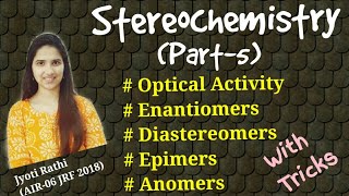 Stereochemistry Part5Tricks to find Optical ActivityEnantiomers Diastereomers Epimers anomers [upl. by Doownelg]