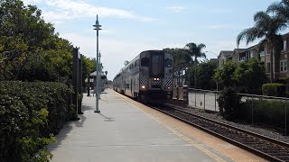 Railfanning Carlsbad Village September 8th 2024 Feat Crazy Hornshows P42DC 148 Trailing And More [upl. by Tteraj]