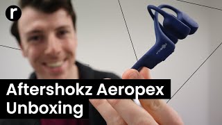 Aftershokz Aeropex Headphones Unboxing and First Look  Recombu [upl. by Yecnay]