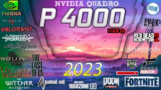 NVIDIA Quadro P4000 MAXQ in 30 GAMES  20222023 [upl. by Nivak831]