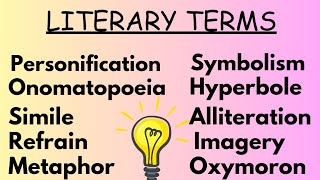 LITERARY DEVICES  English literature [upl. by Dusty]