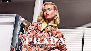 Natasha Poly x Prada  Prada Runway Collection [upl. by Tod]