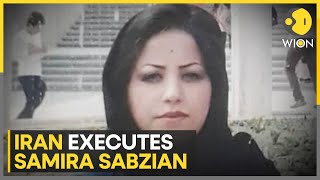 Iran executes domestic violence victim Samira Sabzian  World News  WION [upl. by Amorete]