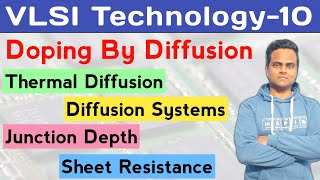 Doping By Diffusion  Thermal Diffusion  Diffusion Systems  Junction Depth  Sheet Resistance [upl. by Nhor]