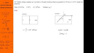 627 Fizykamax optyka geometryczna kąt graniczny prawo załamania [upl. by Kitrak972]