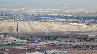 Landing Las Vegas International KLAS in a Piper 28 VFR [upl. by Nawotna]