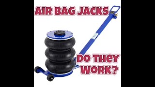 VEVOR Air Bag Jack 11000lb Pneumatic Jack Quick Lift 5 Ton Review DISCOUNT CODE BLACK FRIDAY [upl. by Nylarat]