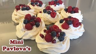 Mini Berry Pavlovas  Cheeky Crumbs [upl. by Renwick]