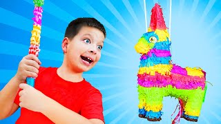 Rompe la Piñata  Canciones Infantiles con Max [upl. by Yerhpmuh814]