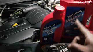 FLUSHING ENGINE OIL CHEVROLET CAPTIVA DIESEL C100 NFL DENGAN quotKEARIFAN LOKALquot [upl. by Aikimat]