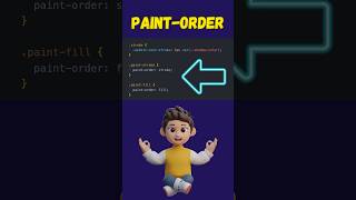 paintorder  CSS решала 🖼 css html frontend css3 html5 programming coding learning course [upl. by Ax]