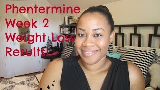 Phentermine Appetite Suppressant Week 2 Results 10 lb total loss [upl. by Findlay]